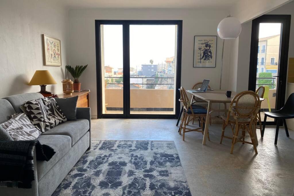 Vues Exceptionnelles Mer, Port Et Toits De 塞特港 外观 照片