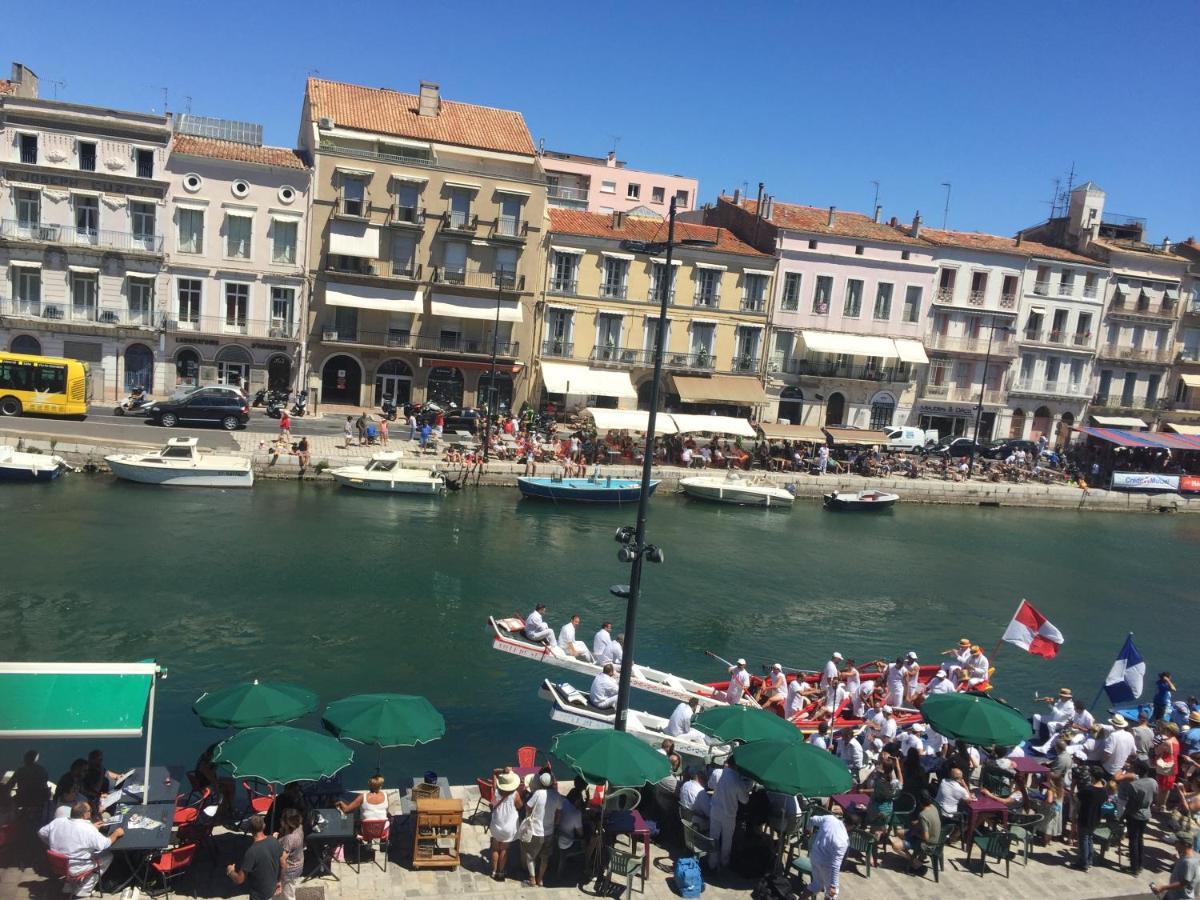 Vues Exceptionnelles Mer, Port Et Toits De 塞特港 外观 照片