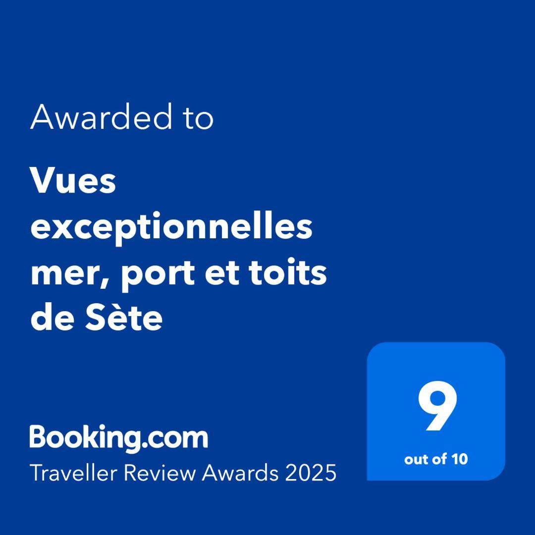 Vues Exceptionnelles Mer, Port Et Toits De 塞特港 外观 照片